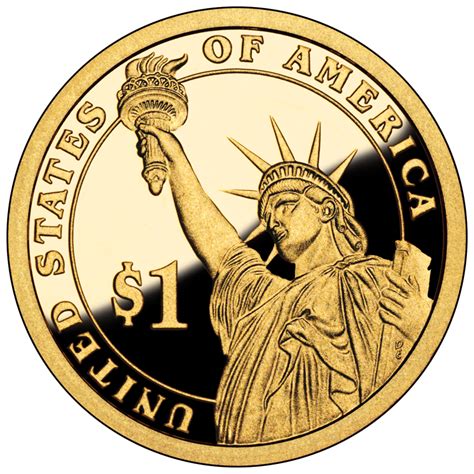 PRESIDENTIAL Dollar Coin Ring.- 1st Pres. to 40th. - Coins for Fashion