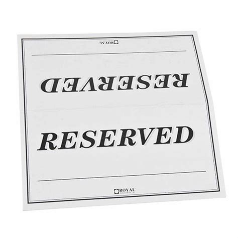 006 Free Printable Reserved Table Signs Template Tent Best intended for Reserved Cards For ...