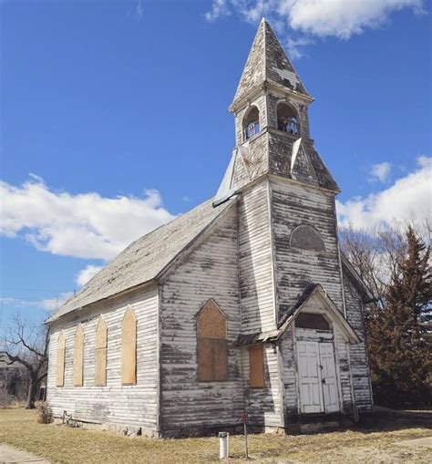 Abandoned Church in Lost Springs, KS