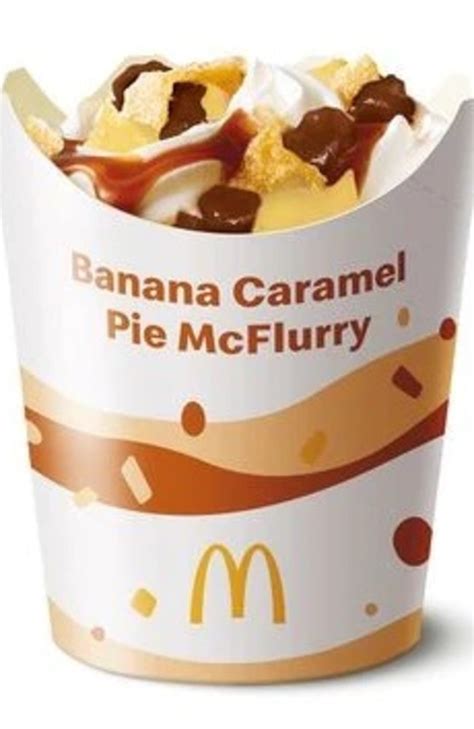 McDonald’s unveils banana caramel pie McFlurry available from today | The Courier Mail