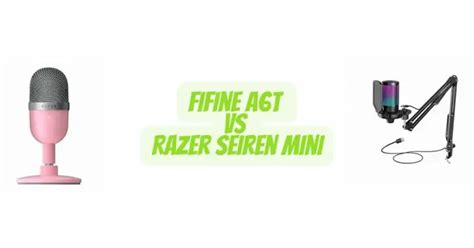 Fifine a6t vs Razer Seiren Mini - All For Turntables