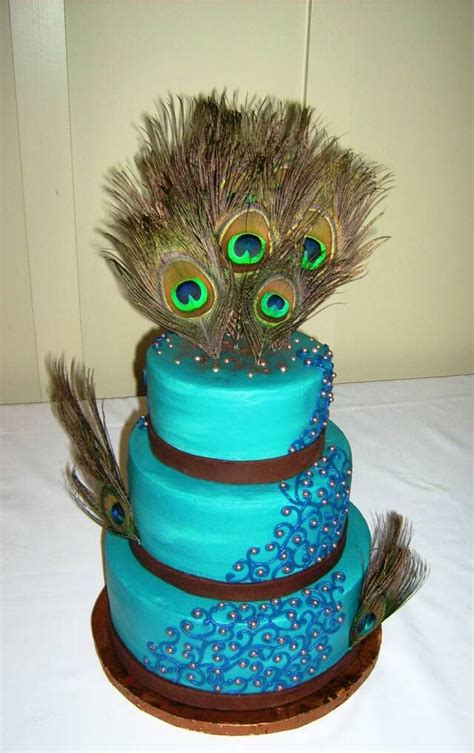 180 best PEACOCK food cake blue images on Pinterest | Cake wedding ...