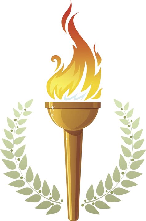 Olympic torch clipart - Clipground