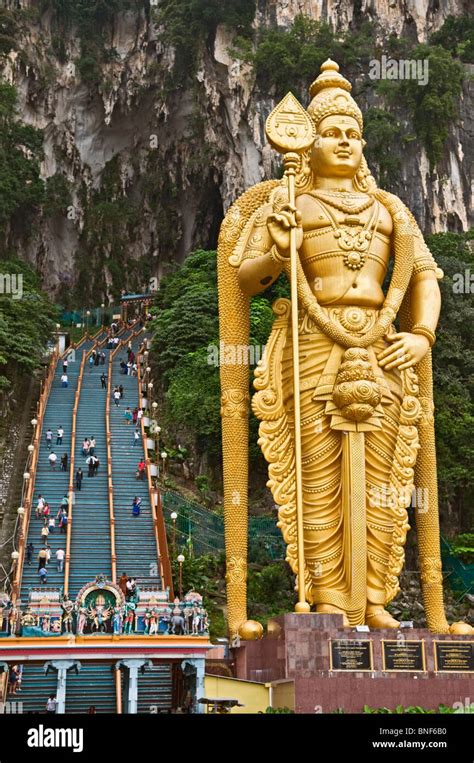 Batu Caves Murugan Statue Kuala Lumpur Selangor Malaysia Stock Photo ...