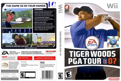 Tiger Woods PGA Tour 07 - Nintendo Wii Game Covers - Tiger Woods PGA Tour 071 :: DVD Covers