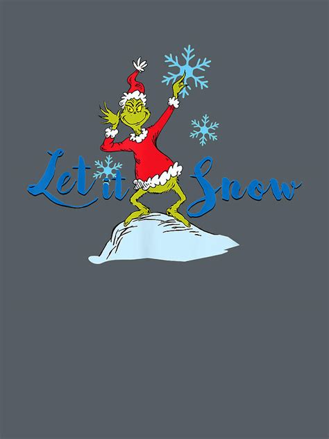 Dr. Seuss Grinch Let It Snow Digital Art by Nvt90 - Pixels