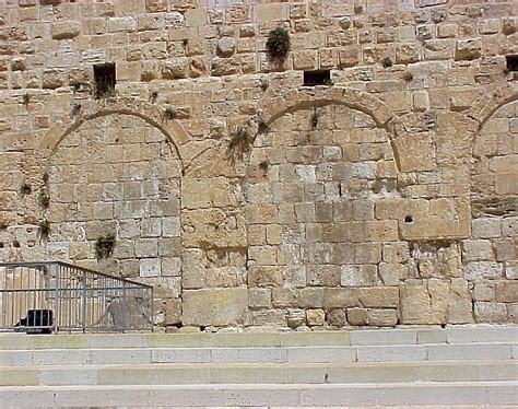 Eastern Huldah Gate of the Temple Mount in Jerusalem, Israel image ...