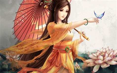 Beautiful Chinese Anime Girl Wallpapers - Wallpaper Cave