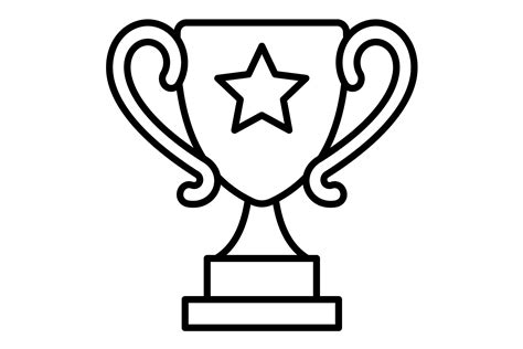 Trophy Outline Icon Graphic by Maan Icons · Creative Fabrica