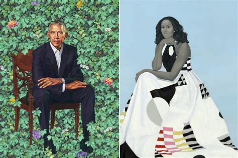 Barack and Michelle Obama’s official portraits unveiled