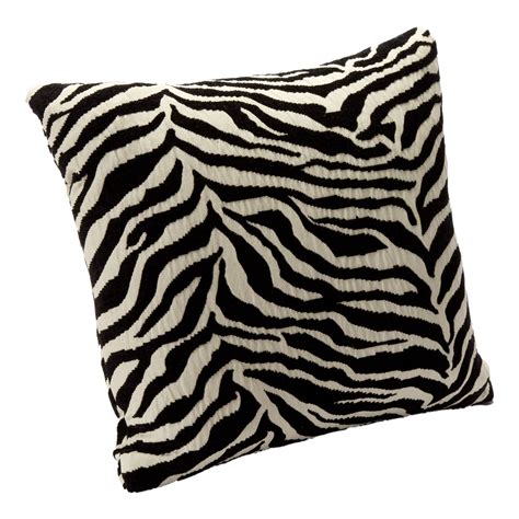 Wild Zebra Black Accent Pillow - 14366630 - Overstock.com Shopping ...