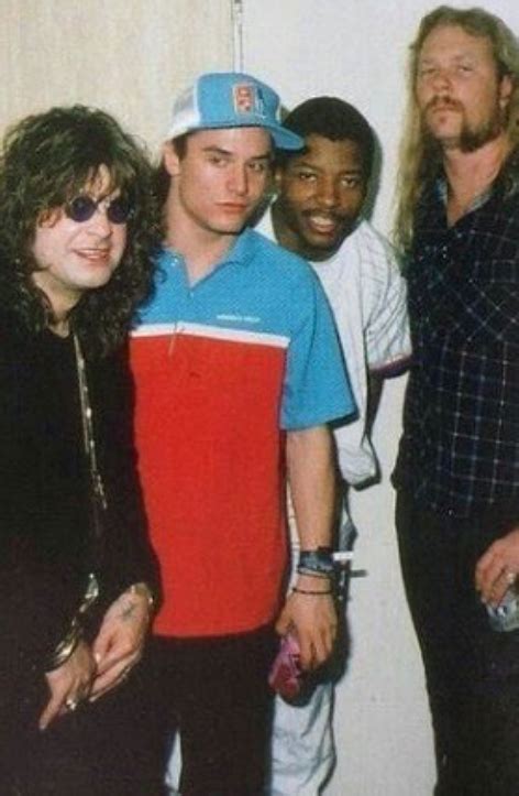 Ozzy Osbourne, Mike Patton, Young MC, and James Hetfield, 1990 : r/OldSchoolCool