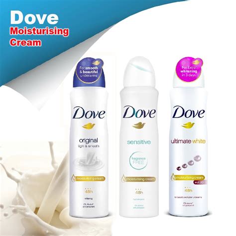 Dove Moisturising Cream Spray 150ML - Original Light & Smooth ...