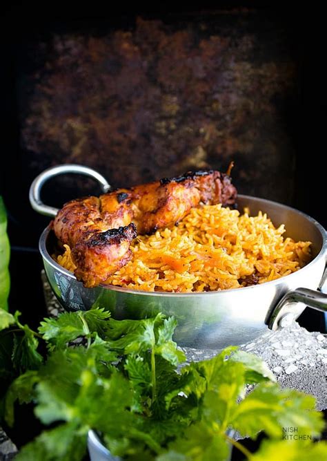 Chicken Kabsa | Arabian Chicken and Rice | Video - NISH KITCHEN