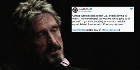 John McAfee's Old Tweets Resurface, Sparking Conspiracy Theories