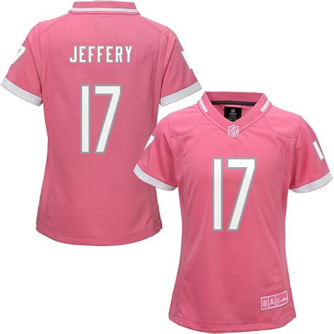 Girls Youth Chicago Bears Alshon Jeffery Pink Bubble Gum Jersey