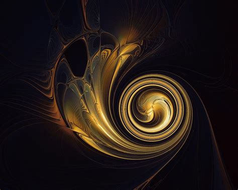 Golden Spiral #1 Digital Art by Amanda Moore - Fine Art America