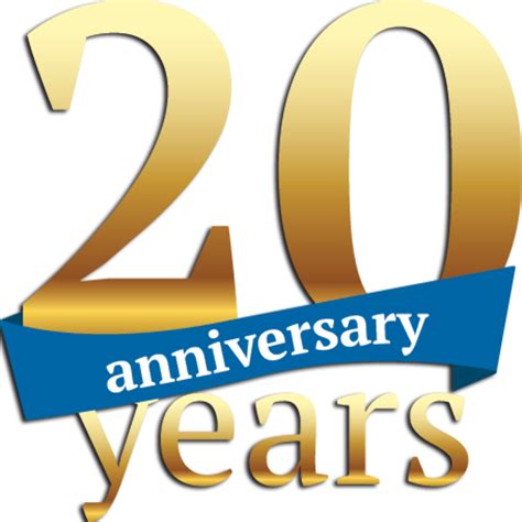 Happy 20th Anniversary Png Anniversary Png Image With Transparent ...