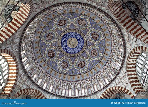 Dome Patterns Of Selimiye Mosque Stock Photography - Image: 22595172