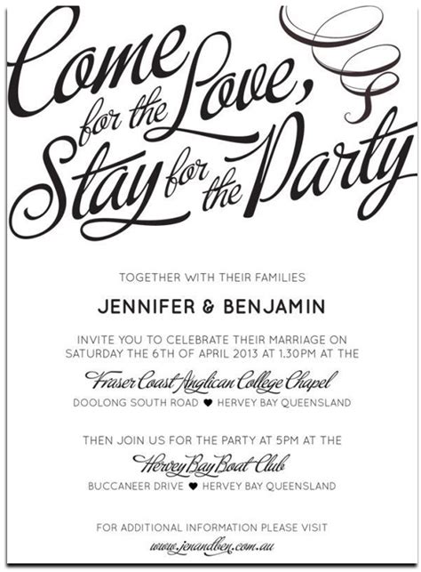 20 Popular Wedding Invitation Wording & DIY Templates Ideas - Elegantweddinginvites.com Blog ...