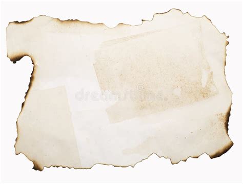 Papel quemado imagen de archivo. Imagen de marco, blanco - 9505073