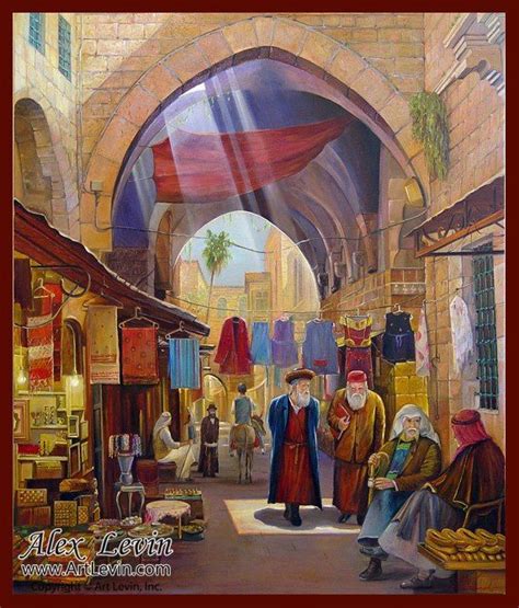 Old Market in Jerusalem---- Diy Coastal Decor, Dinosaurs Live, Arte ...