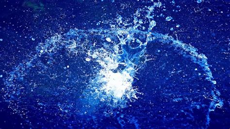 Water Splash - Sound Effect | Fluid mechanics, Splash images, Fluid