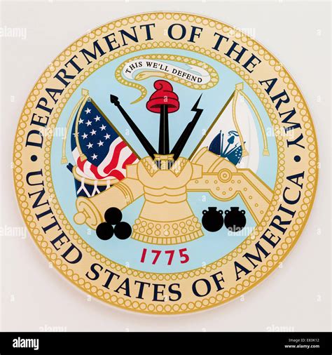 Official seal of the US Army - USA Stock Photo - Alamy