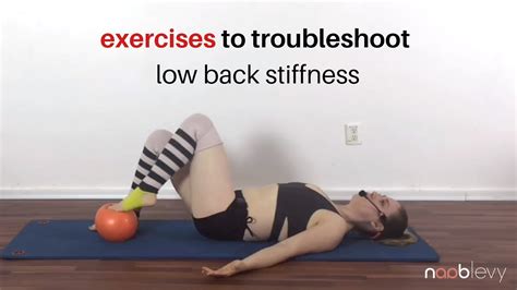 Exercises for tailbone pain and low back stiffness - YouTube