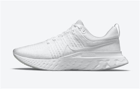 Nike React Infinity Run Flyknit 2 Triple White CT2357-103 Release Date - SBD