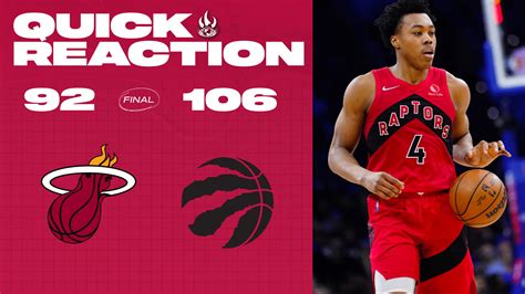 Quick Reaction: Heat 92, Raptors 106 - Raptors Republic