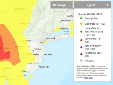 Air Pollution From Wildfires Back In Burlington County, Alert Issued ...