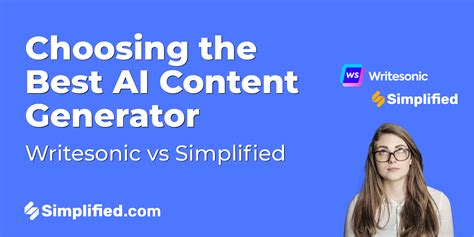 Writesonic vs Simplified: Choosing the Best AI Content Generator