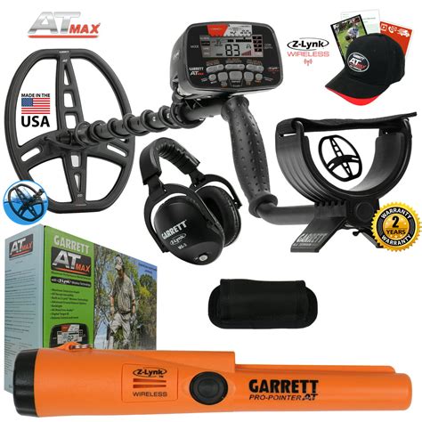 Garrett AT MAX Waterproof Metal Detector with Pro Pointer AT Z-Lynk - Walmart.com - Walmart.com