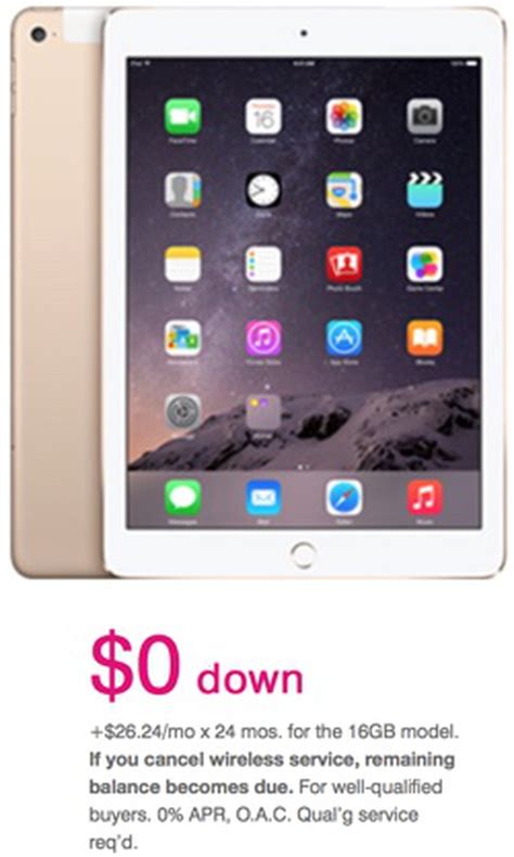 T-Mobile to Offer $0 Down iPad Air 2, iPad Mini 3 Pre-Orders Tomorrow ...