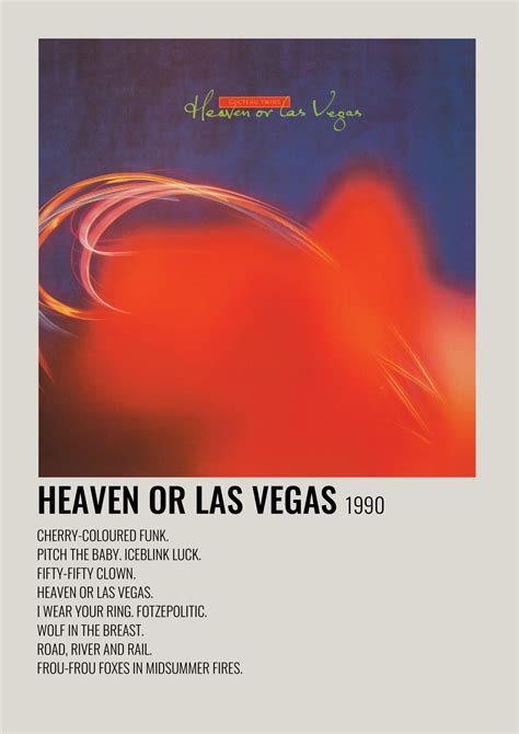 Cocteau Twins Heaven Or Las Vegas Music Poster