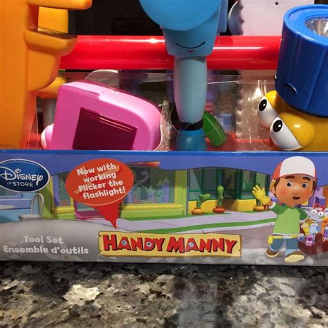 Handy Manny New Tool Box Set Flash Light Disney 9 Pieces Free shipping. | #1837201422