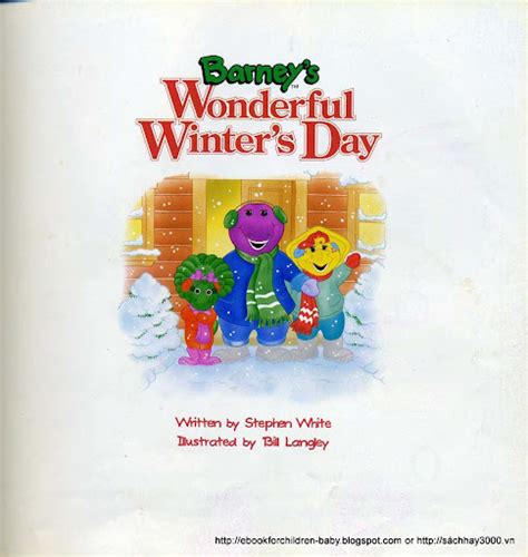 Free download: [Ebook] Barney's Wonderful Winter's Day