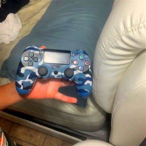 Video Games & Consoles | Ps4 Blue Camo Scuff Controller | Poshmark