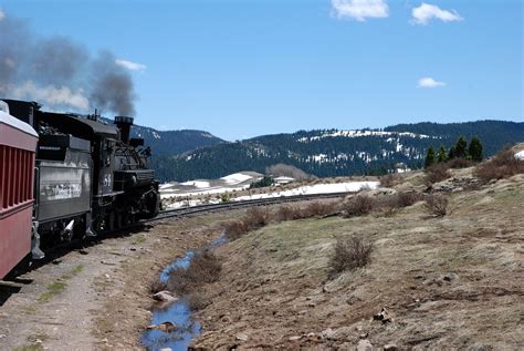 Cumbres and Toltec railroad into the May snow | The K-36 loc… | Flickr