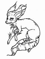 Little Leafeon Pokemon Coloring Page  Free Printable Pages sketch template