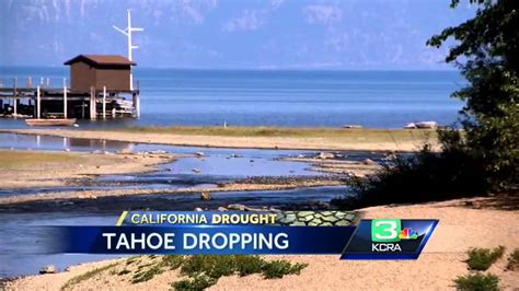 Lake Tahoe drops to lowest water level in years - YouTube