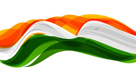 India Flowing Abstract Flag, Tiranga, India Flag, Abstract PNG and Vector with Transparent ...