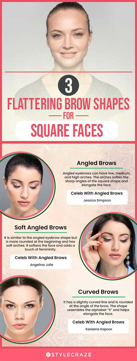 Eyebrows For Square Face Shape