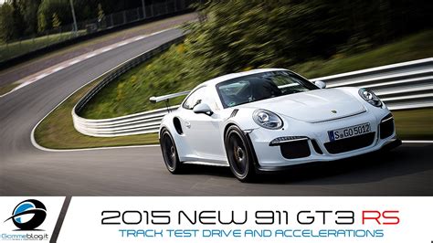 Porsche 911 GT3 RS SOUND ACCELERATIONS | TRACK TEST DRIVE - YouTube