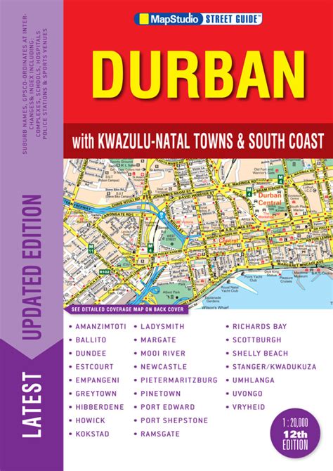 Durban Street Guide - 12th edition - Map Studio