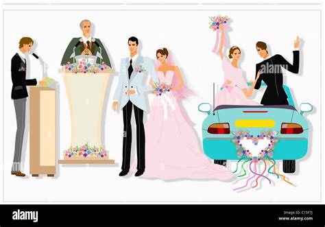 Real wedding Cut Out Stock Images & Pictures - Alamy