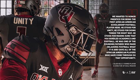 OU football: Sooners reveal new Prentice Gautt 'Unity' uniforms ahead ...