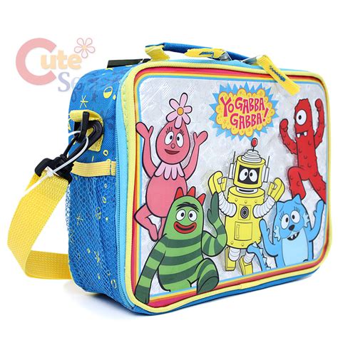 Yo Gabba Gabba Kids School Lunch Bag Insulated Box | eBay