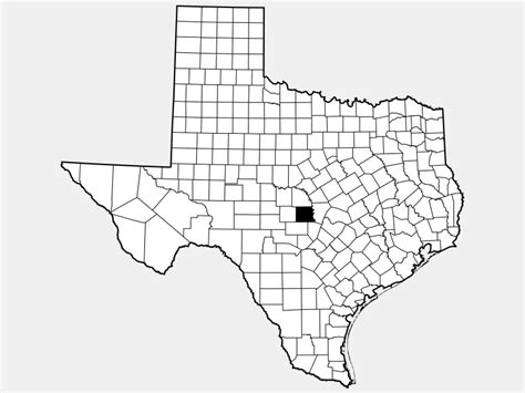 Llano County, TX - Geographic Facts & Maps - MapSof.net